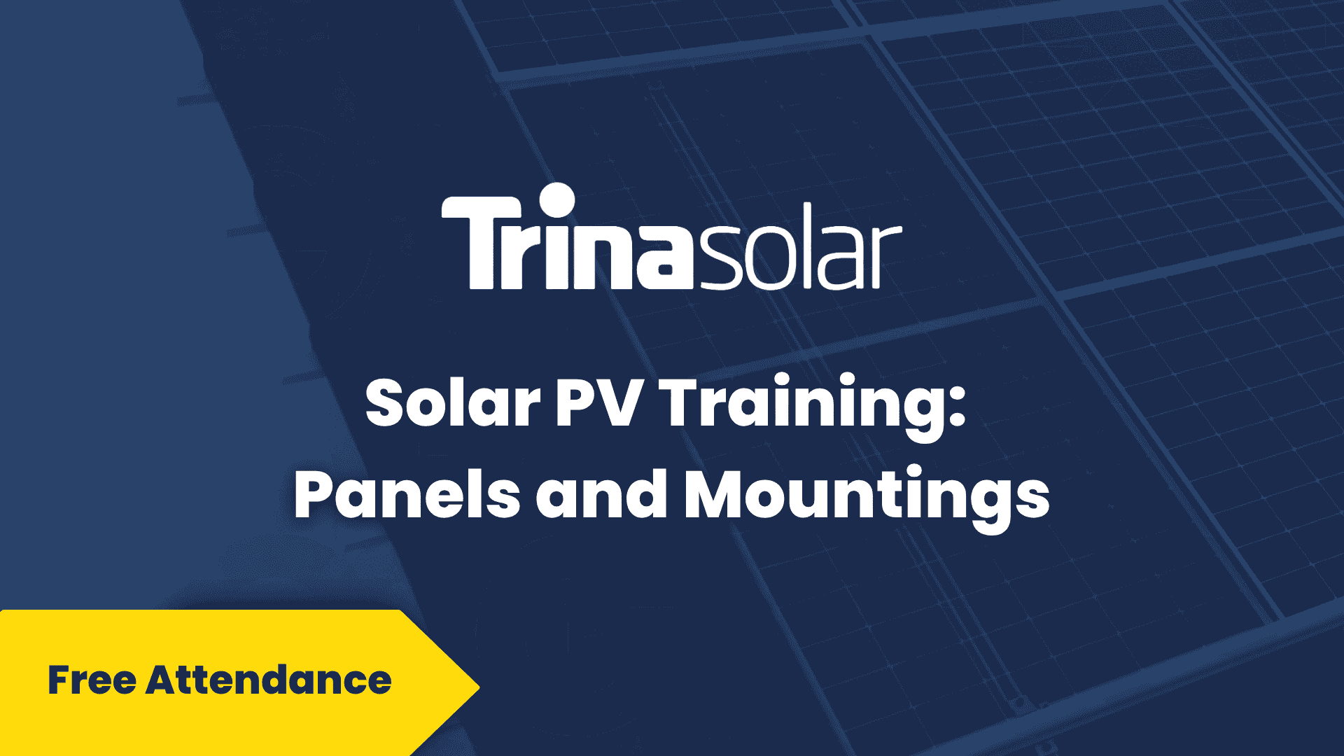 Trina Solar Panel Training